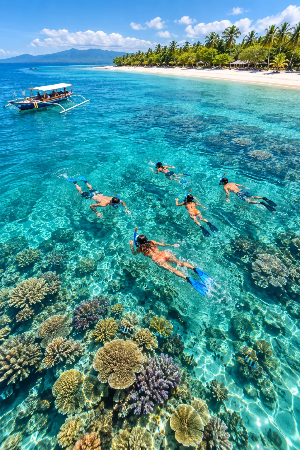 Snorkeling Trip 3 Gili (Perahu Umum)